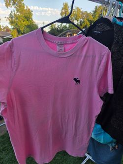 Abercrombie pink shirt size XXL
