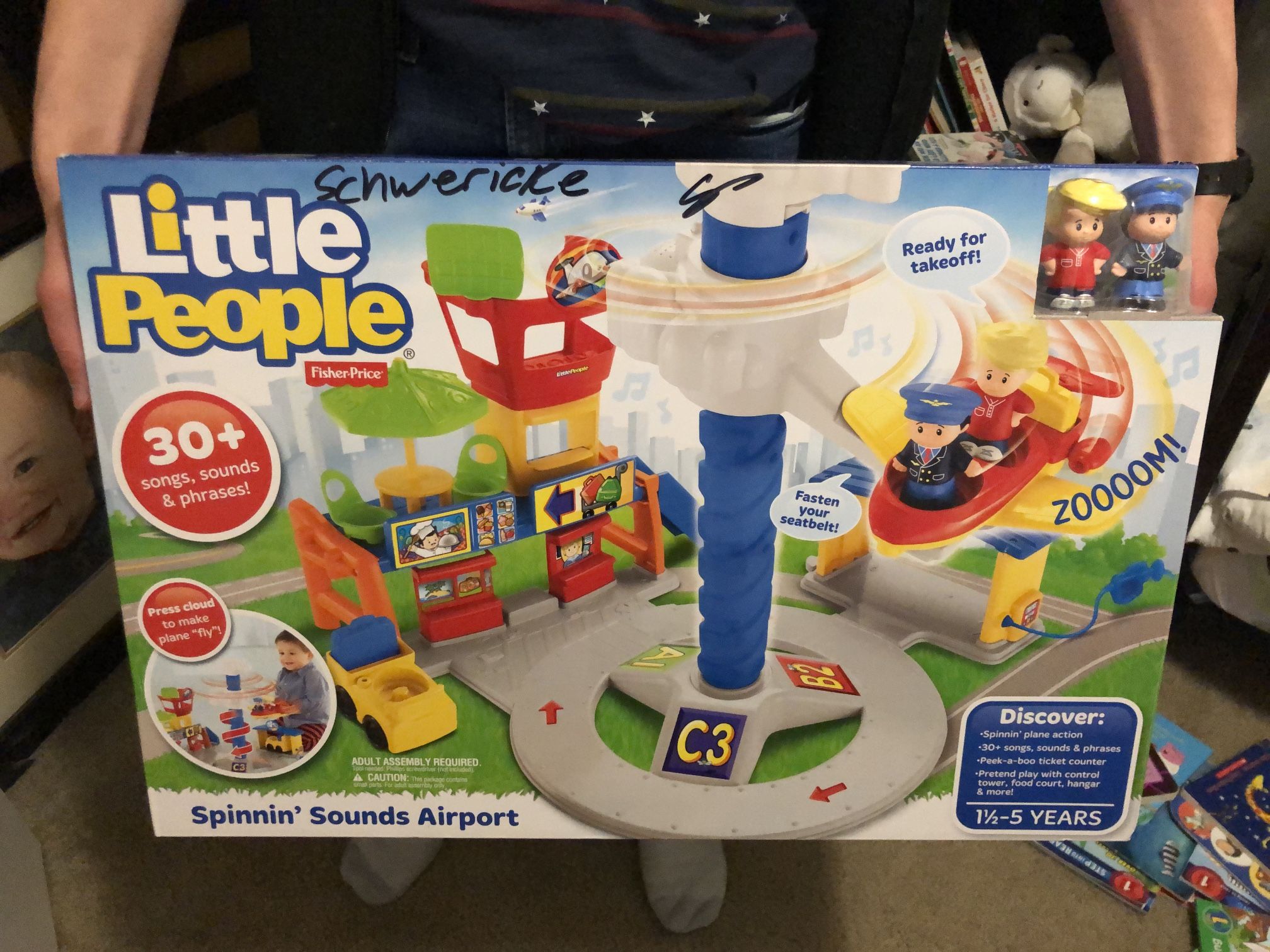 Little People Spinning Sounds Airport Playset