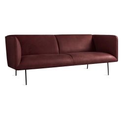 Brand New Blu Dot Dandy 86” Leather Sofa (Oxblood) – Still Sealed