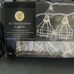 New 10 Decorative Lights For Indoor Or Outdoor.