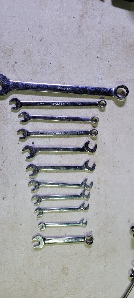 Lot of 12 Snap On Wrenches