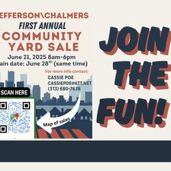 Jefferson/Chalmers Community Yard Sale