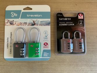 2 New Pack Combination Locks