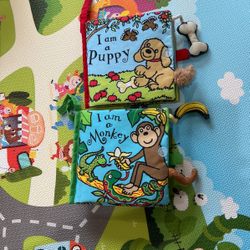 Jellycat Baby Soft Books X2