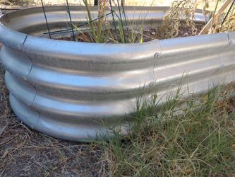 Galvanized Planter Bins