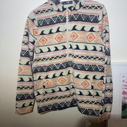O’Neill Fleece Hoodie – Size S – Southwest Aztec Print