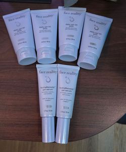 Face Reality Skincare Lot – 4 Daily SPF 30 Plus + 2 HydraRemedy Serums – NEW