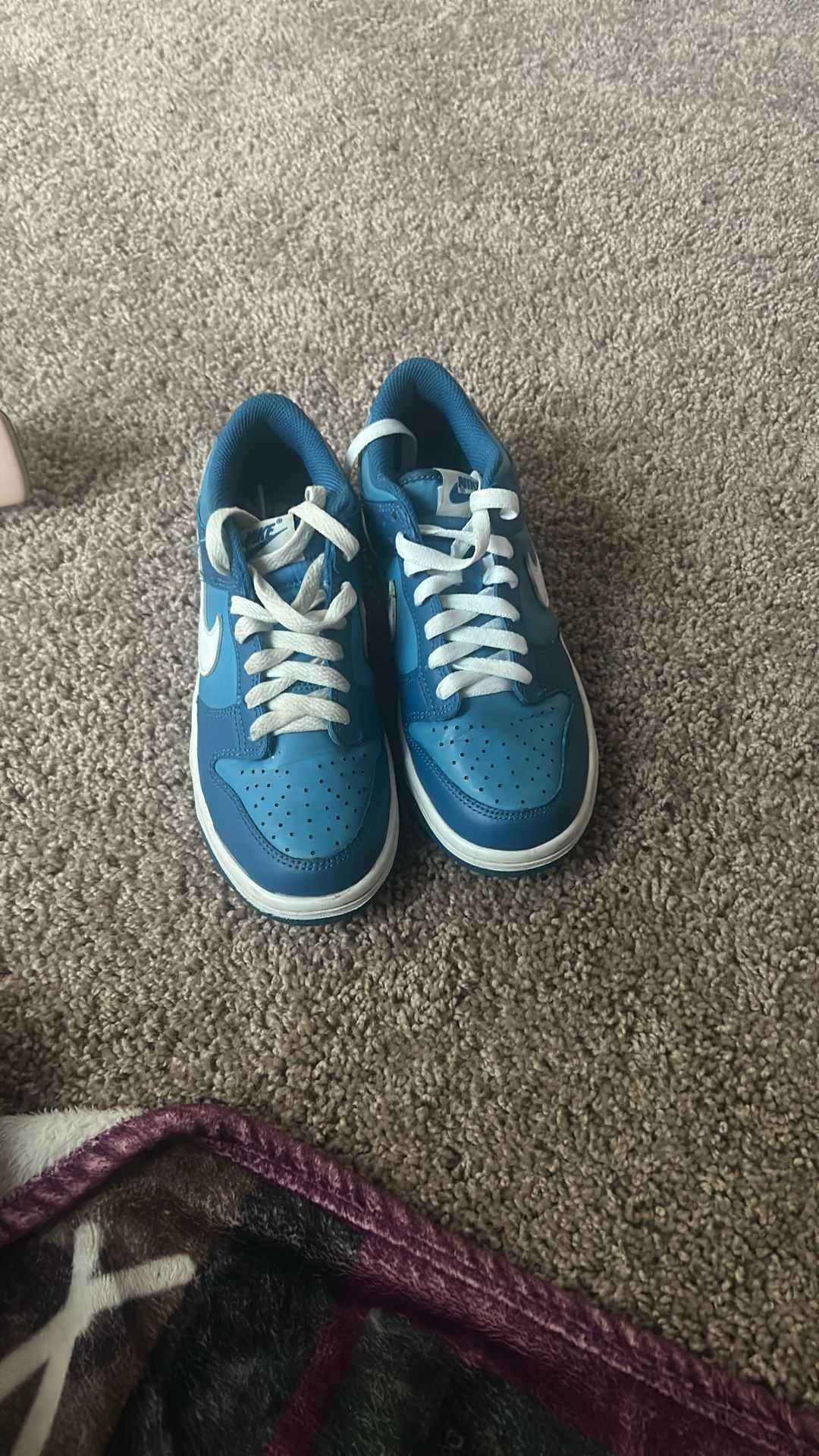 Nike Blue And White Retro Sneakers