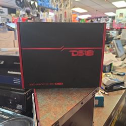 DS18 SXE-2500.1D/BK Car Amplifier Class D 1-Channel Monoblock Amp 800 x 1 RMS @1 Ohm 2500 Watts - Powerful and Compact Amp for Speakers in Car Audio S