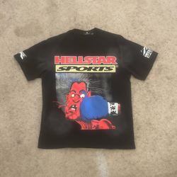 Hellstar Studios Knock Out Short Sleeve Tee Shirt Black