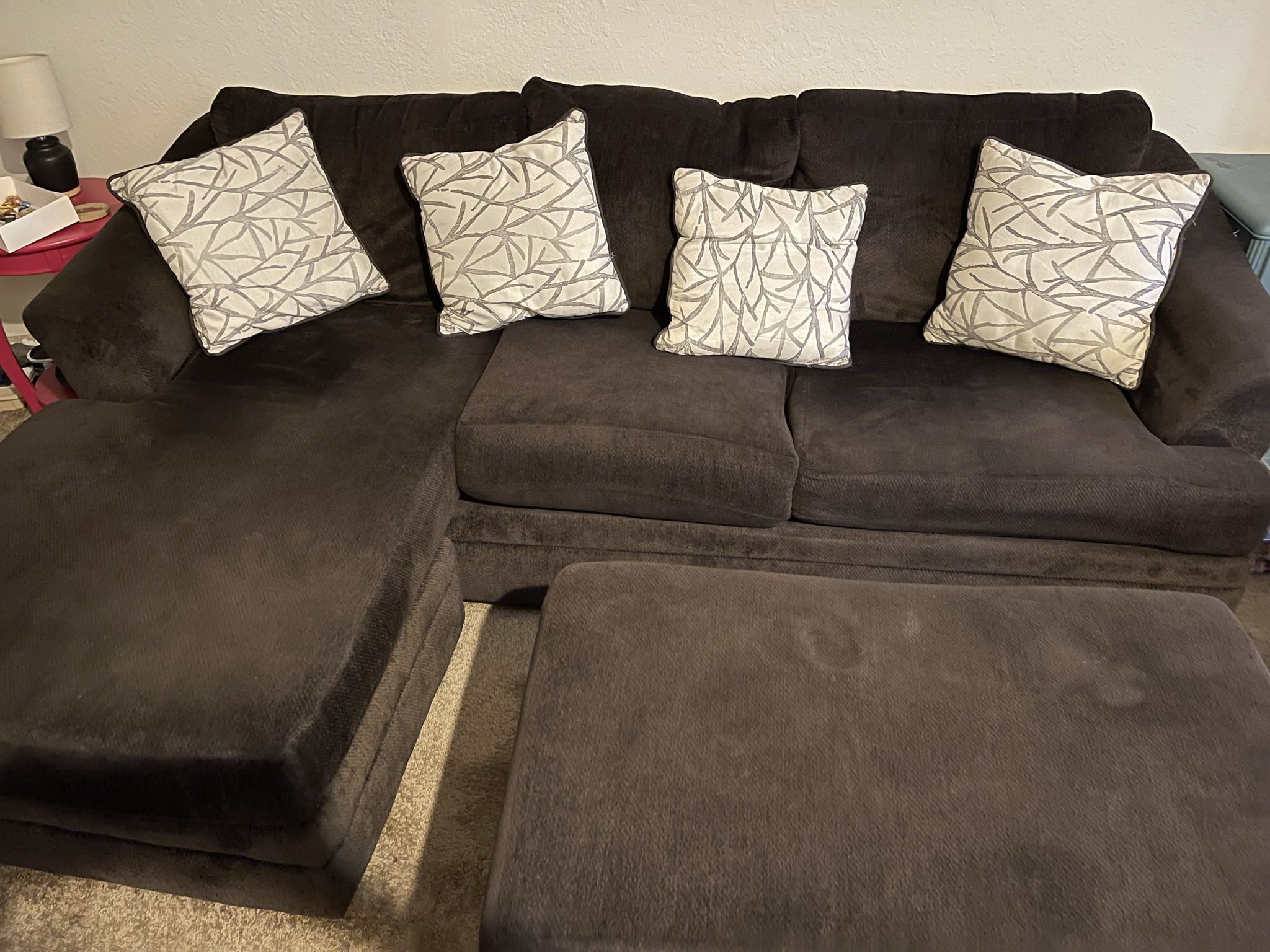 Small Sectional And Chair Set 