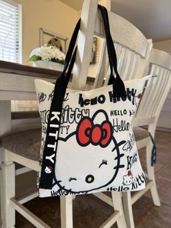 Cute Hello Kitty Style Tote Bag – Trendy & Spacious
