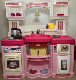 Toy Kitchen with Pretend Cookware