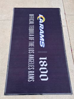 LA Rams 1800 tequila carpet