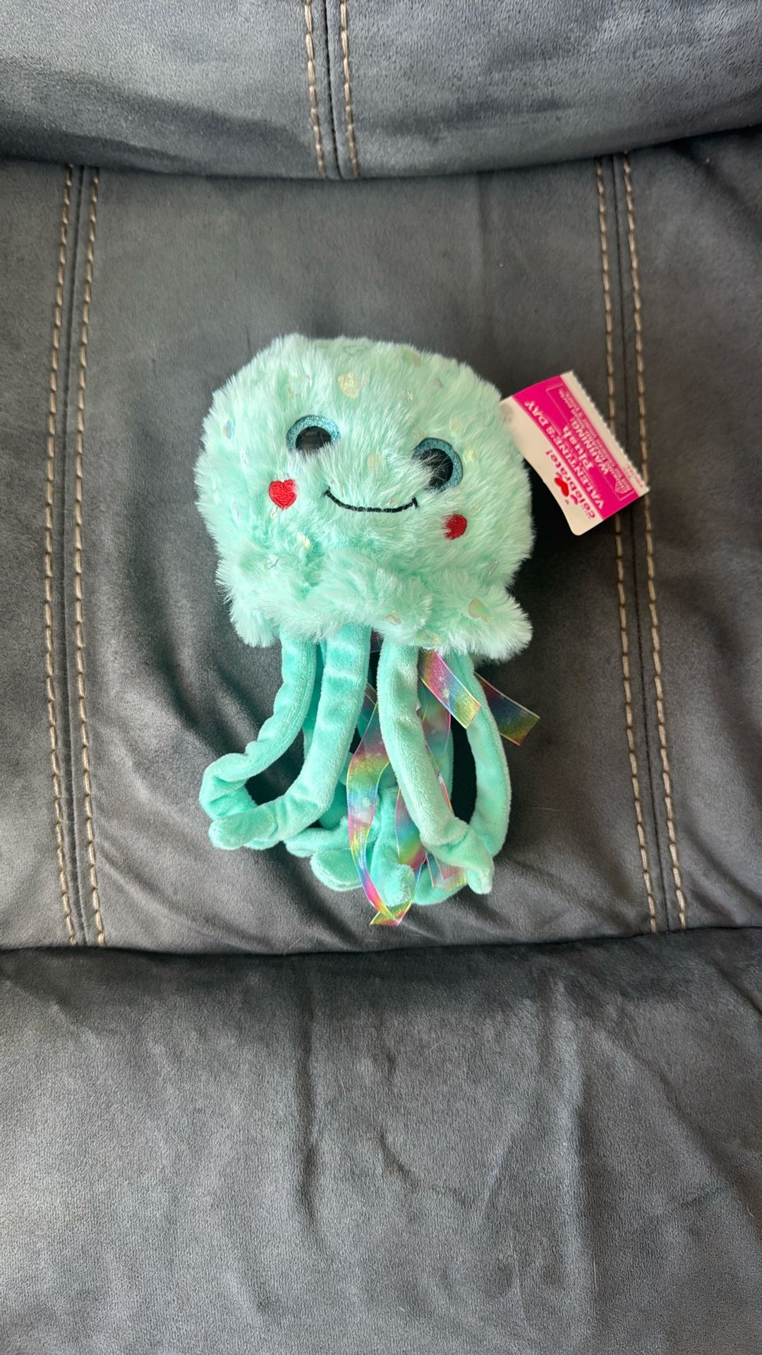 New With Tags Valentines Day Plush Stuffed Animal Jellyfish