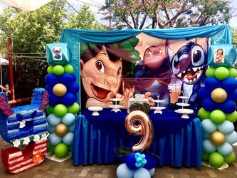 Party decorations- tent- draping/balloons decorations-heaters-chair &tables