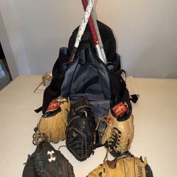 Baseball Bats & Gloves Bundle 