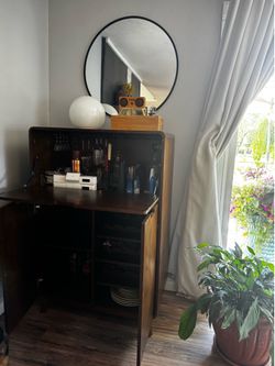 Mid Century Bar Cabinet