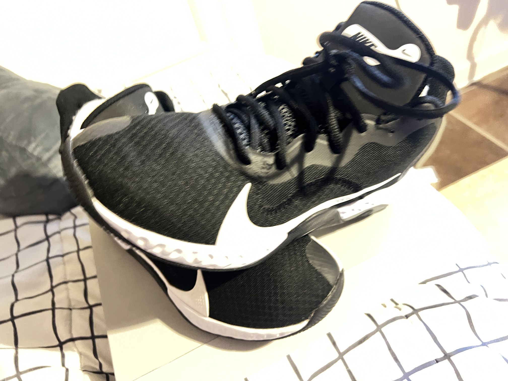 Nike Renew Elevate Black And White Basketball