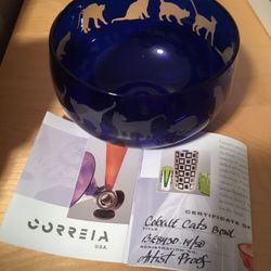 Correia glass limited edition bowl