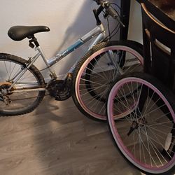 Nice Little Mountain Bike  I Do Have A Extra Set Of Bike Tires Pink