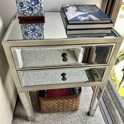 Mirrored Nightstand