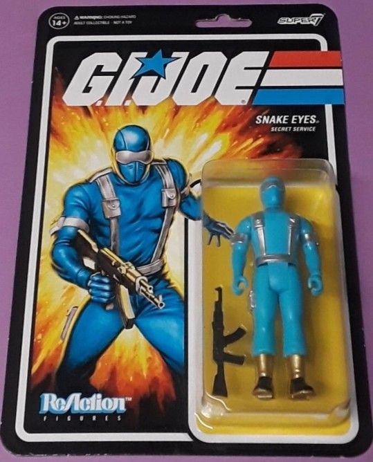GI Joe Snake Eyes Action Figure 2021 NEW ARAH Blue Ninja Collectible Hasbro