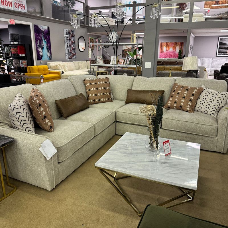 Sand 3-Piece Symmetrical Corner Sectional