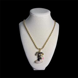 Iced Out Bored Ape NFT Chain & Pendant 