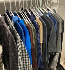 Collection of 21 Big & Tall Dress Shirts Polos T-Shirts Size 3XL-4XL
