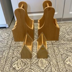 Vintage 1995 Tole Paint Unfinished Wood