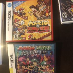 RARE RPG Mario and Luigi Partners Time And Mario Be Donkey Kong Nintendo Ds