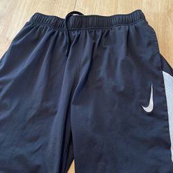 Nike Boys Black Large Dri-fit Shorts With String 