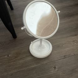 White mirror / Jewelry Stand 