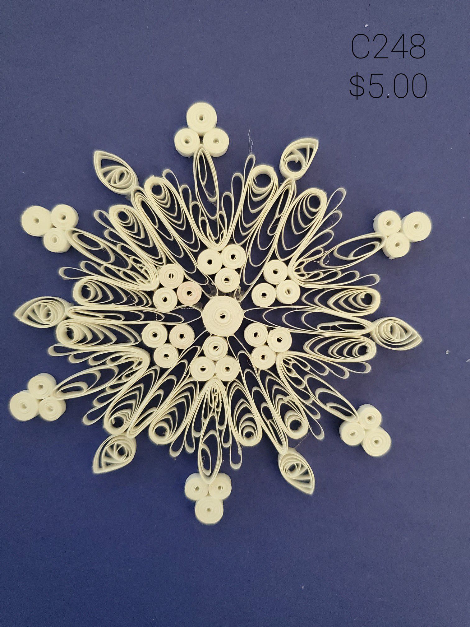 Handmade snowflake
