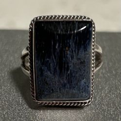 Pietersite Sterling Silver Ring