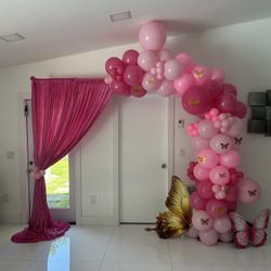Backdrop Stands/ Balloon Garlands 