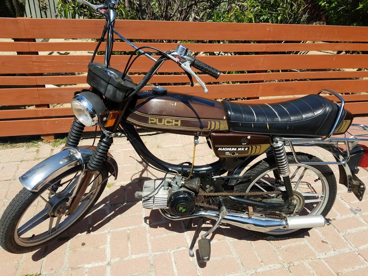 1980 Puch Magnum MKII brown & gold ("UPS") version