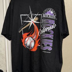 Vintage Colorado Rockies Tshirt XL 1992 