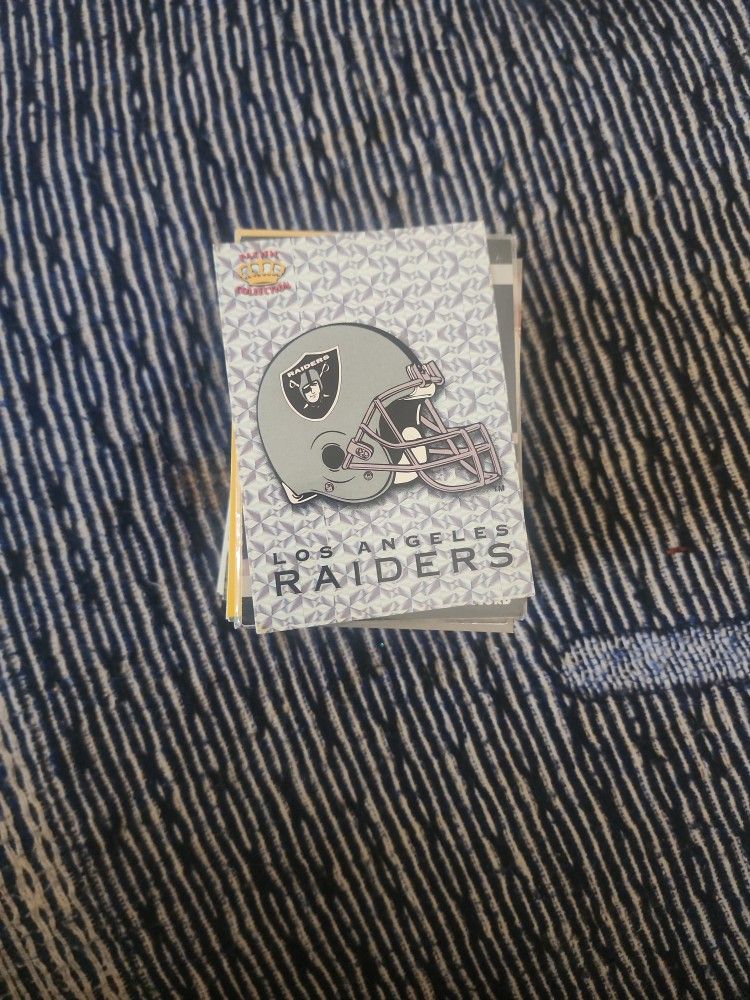 Raiders Football Card Lot