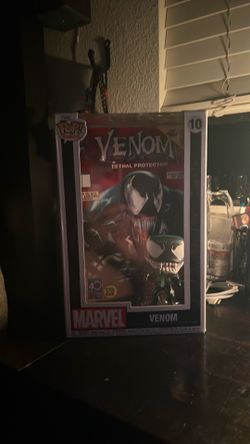 Pop venom with comic