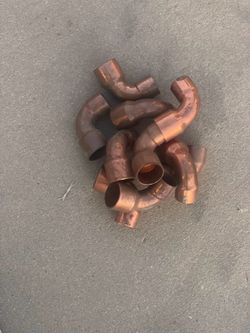 Copper Pipe Elbow Fittings Lot of 10