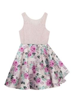 Girls Size 10 Pink Floral Dress