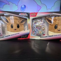 Pokemon Prismatic Evolutions Accessory Pouch