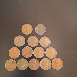 1950's Wheat Pennies $10 for Set