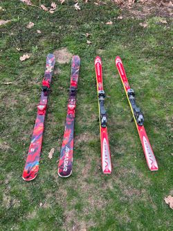 Armada ARV series skis with bindings