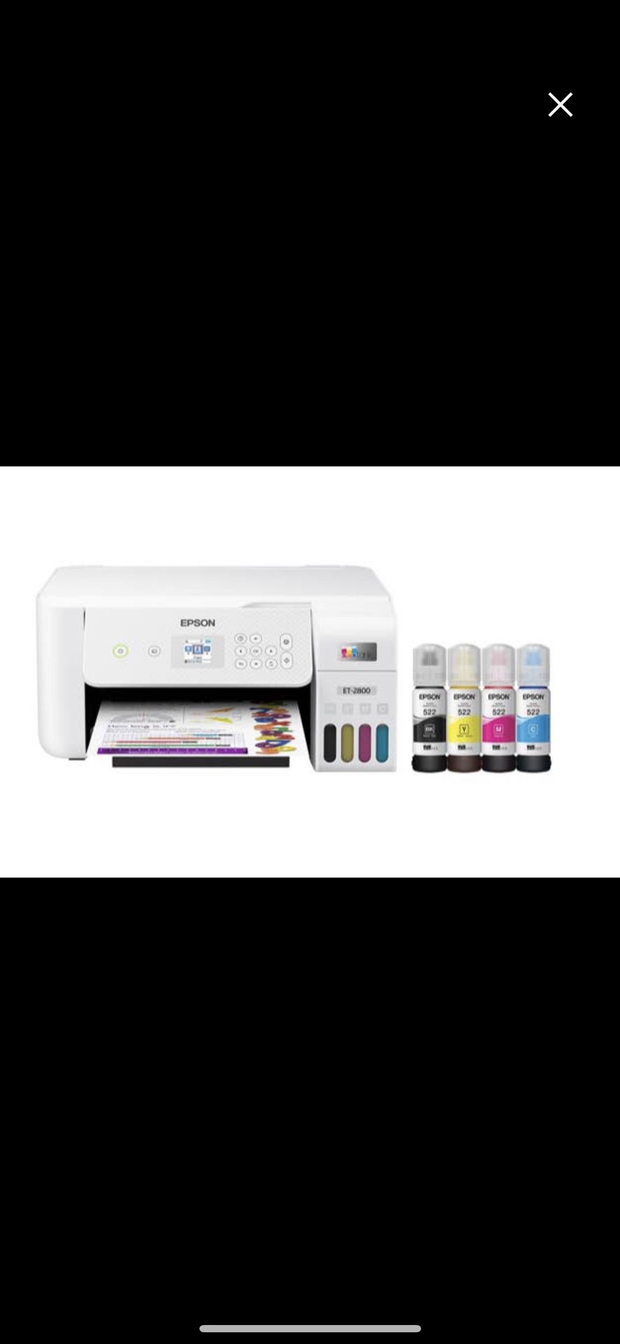 Epson Eco Tank 2800 Printer  With Sublimation Ink 