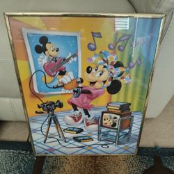 Vintage Disney Framed Posters 