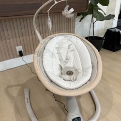 Maxi-Cosi Cassia Baby Swings for Infants: Smart Portable Baby Swing with Music, Lightweight & Foldable Baby Swing, 360 Rotation Infant Swing, Classic 