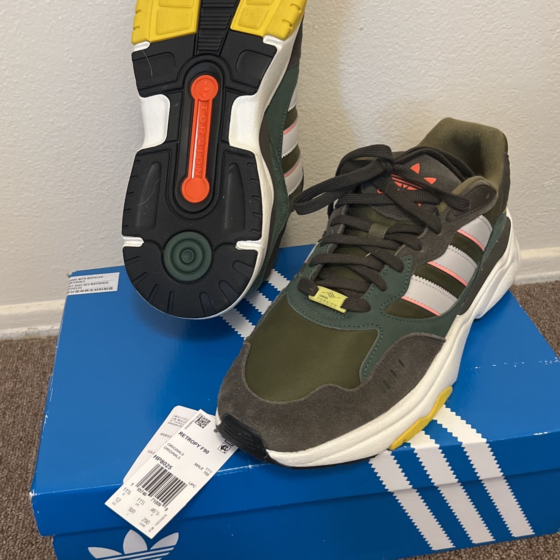 New Adidas Retropy F90 Shoes In Box Never Used
